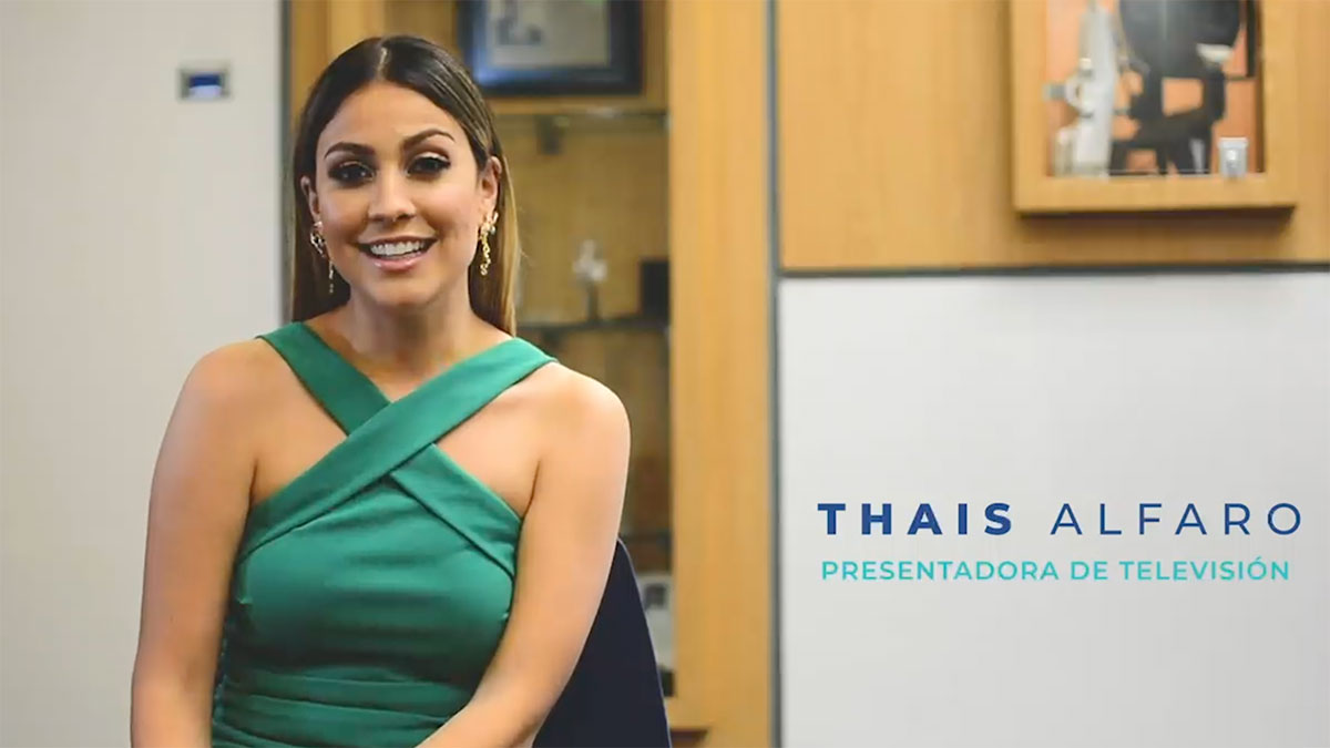 Thais Alfaro, presentadora de televisión